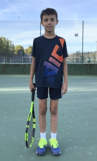 Test raqueta de tenis de niño